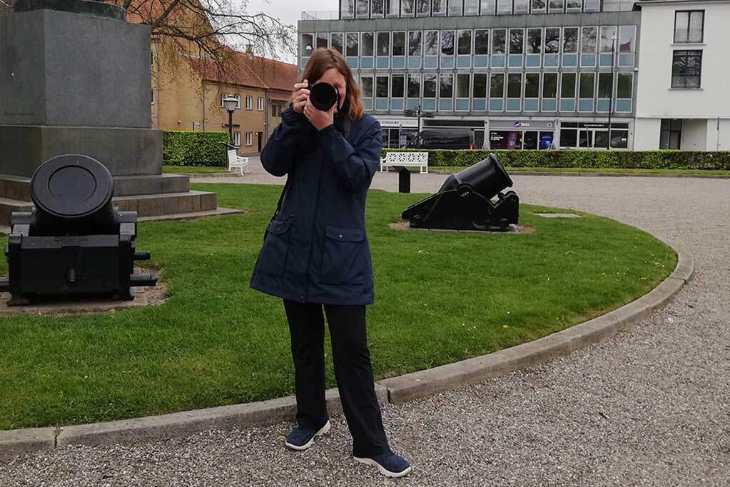 Camilla Simonsen fotograferer